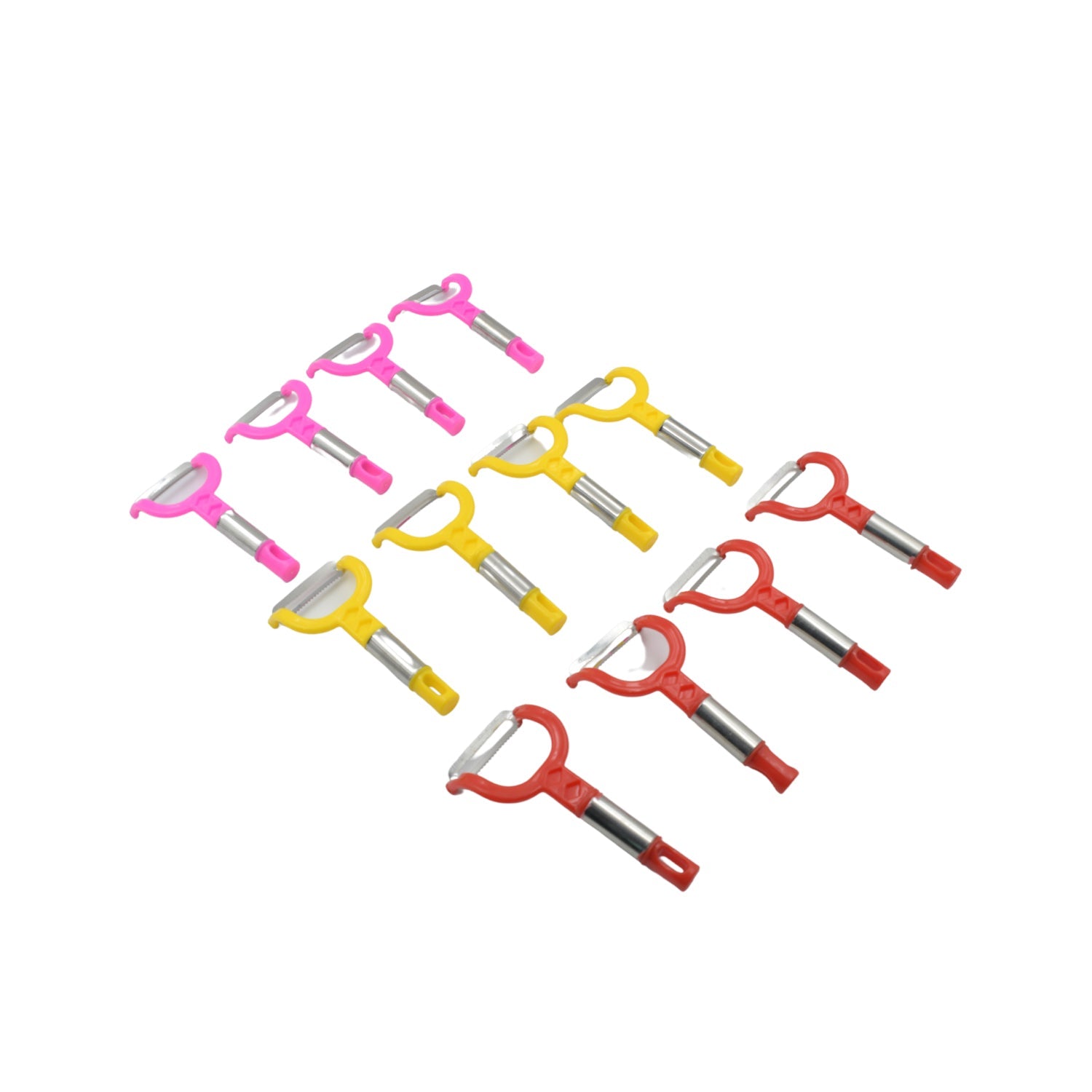 5510 Fruit Peeler Vegetable Peel Removal Tool, Peeler Julienne Peeler Serrated Peeler for Carrots Apples Potatoes and All Types of Vegetable and Fruit Multi-Used Skin Slicer Shredder (12 Pc Set) 5510 Fruit Peeler Vegetable Peel Removal Tool, Peeler Julienne Peeler Serrated Peeler for Carrots Apples Potatoes and All Types of Vegetable and Fruit Multi-Used Skin Slicer Shredder (12 Pc Set)
